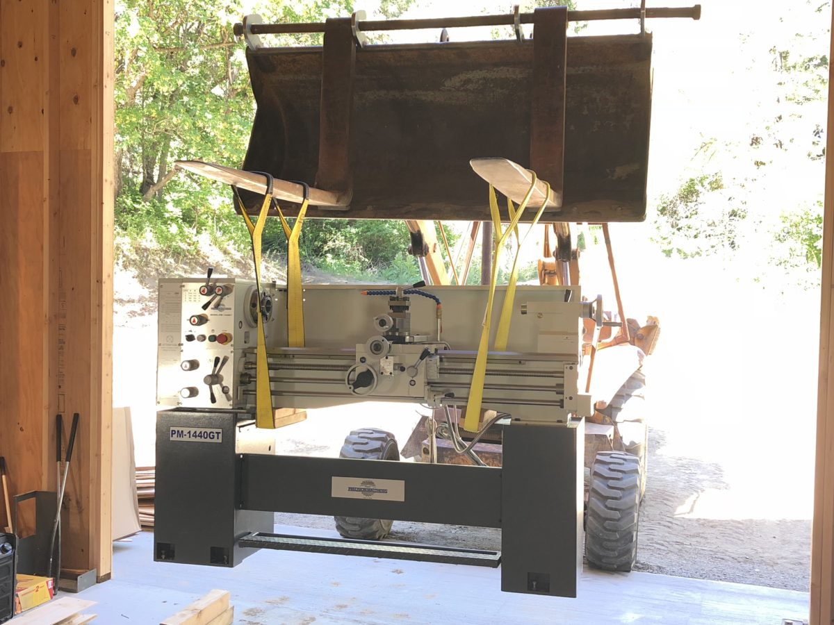 Precision Matthews PM1440GT Lathe Arrives! Making with Metal