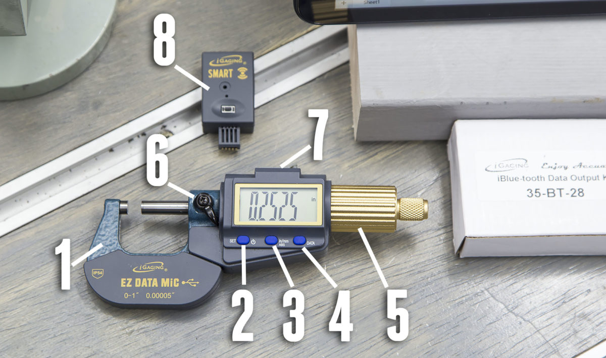 Precise Neck Thickness Inspection with the NEW iGaging EZDATA Ball